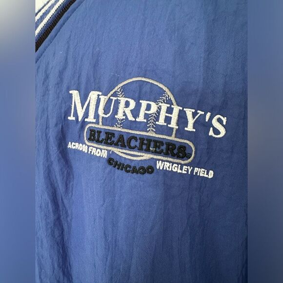 Vintage Murphys Bleachers Windbreaker Pullover Chicago Wrigley Champion Jacket - Picture 5 of 16